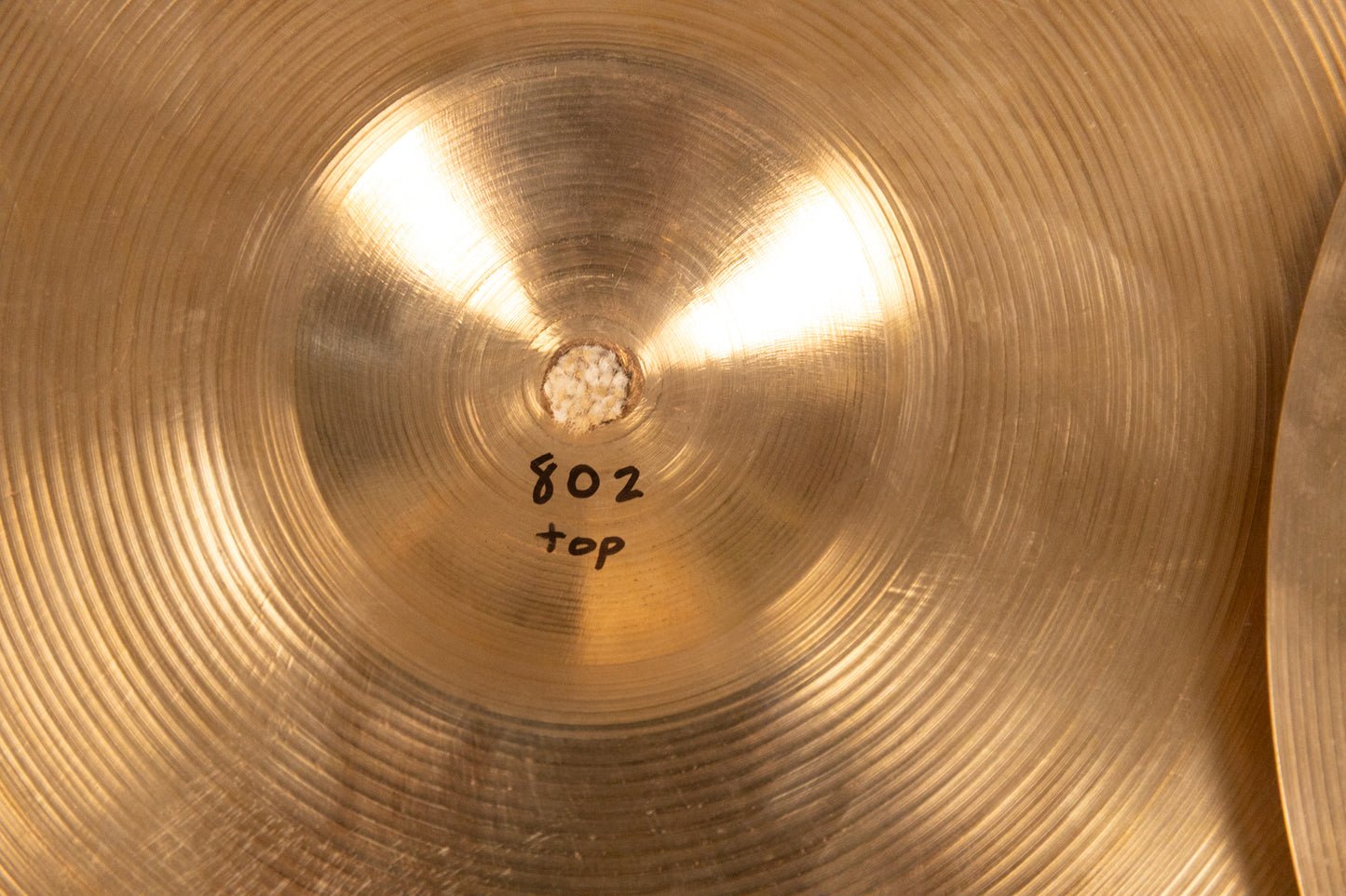 1960s Zildjian A 14" Small Stamp Light Hi Hat Cymbals 802g 812g