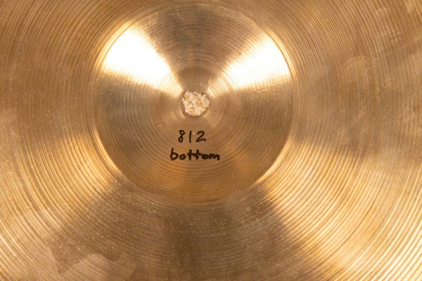 1960s Zildjian A 14" Small Stamp Light Hi Hat Cymbals 802g 812g