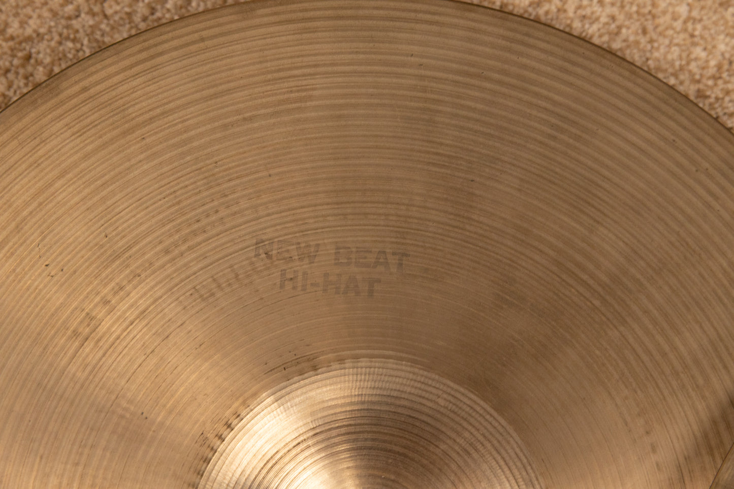 1960s Zildjian A 14" New Beat Hi Hat Cymbals 814g 1268g