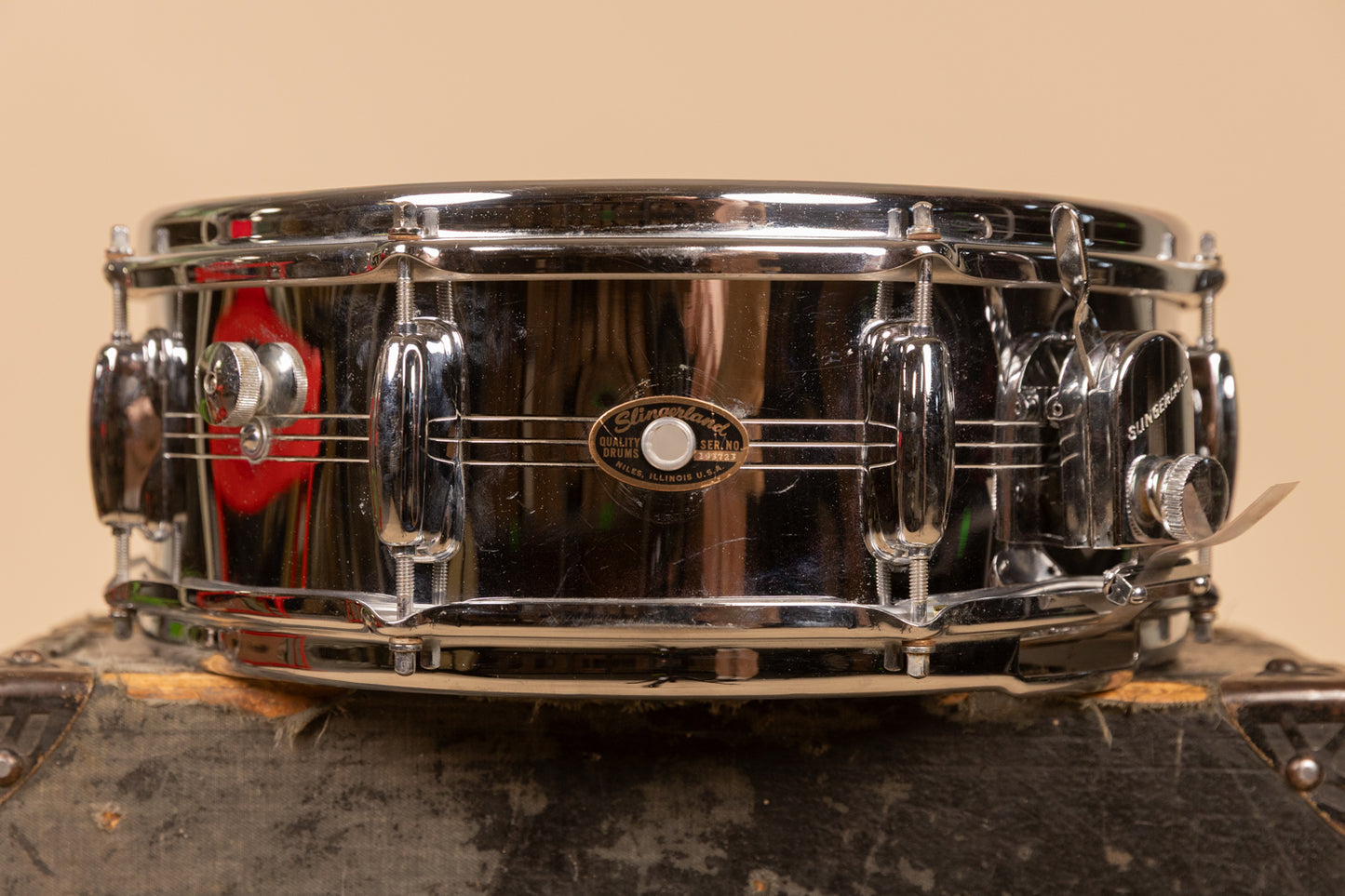 1960s Slingerland 5x14 Gene Krupa Sound King Snare Drum