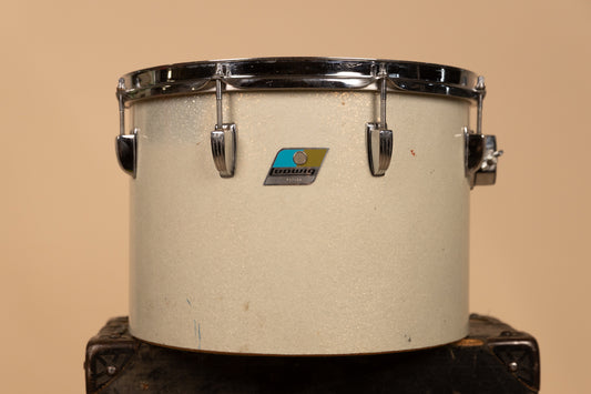 1970s Ludwig 10x14 Silver Sparkle Concert Tom