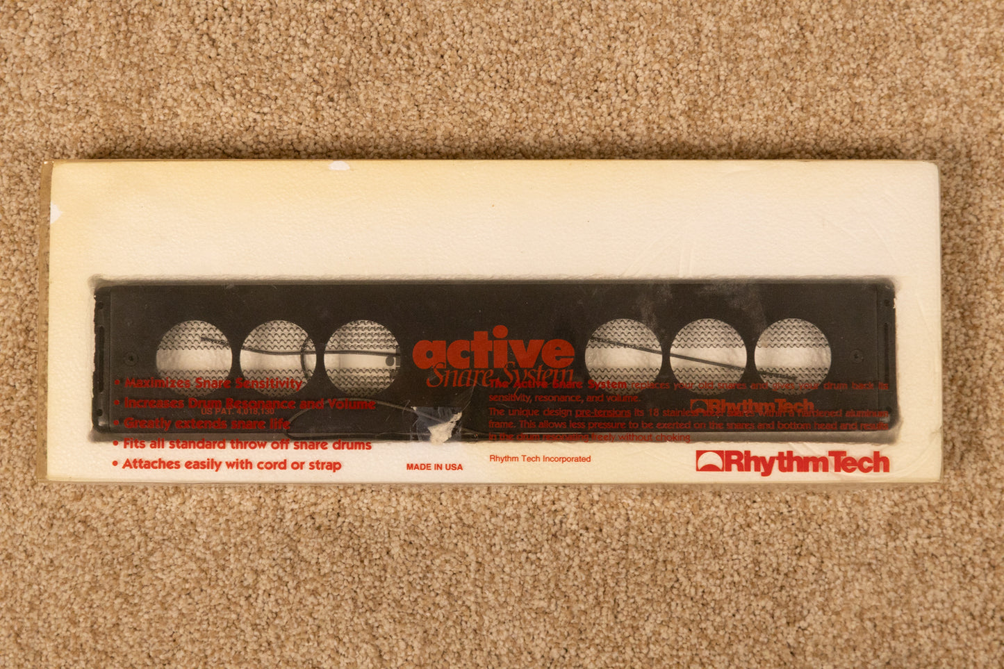 New Old Stock RhythmTech Active Snare System