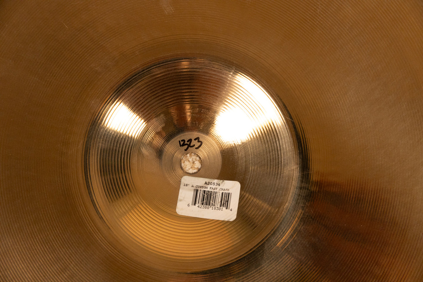 Zildjian A Custom 18" Fast Crash Cymbal 1323g