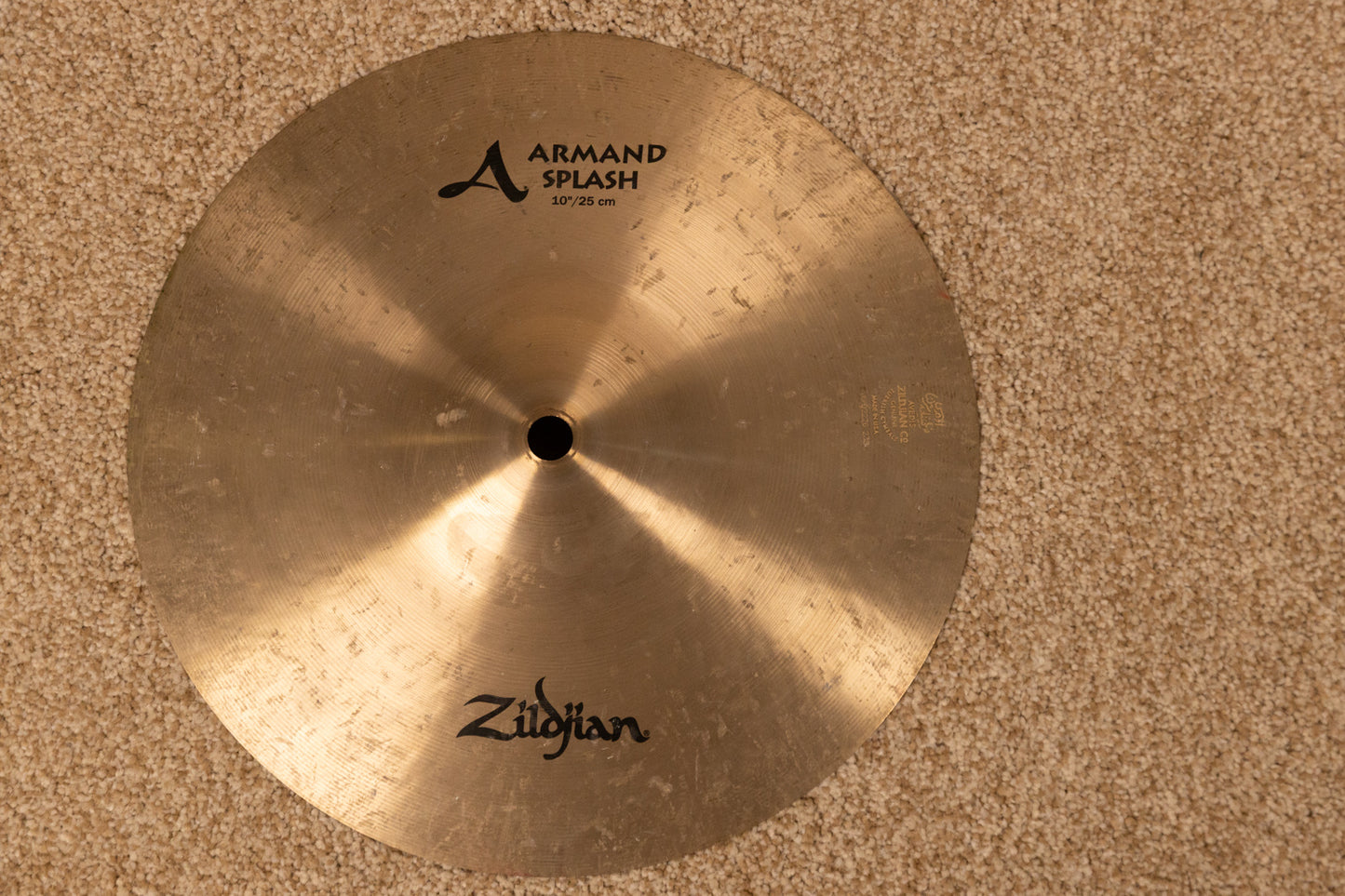 Zildjian A 10" Armand Splash Cymbal 281g