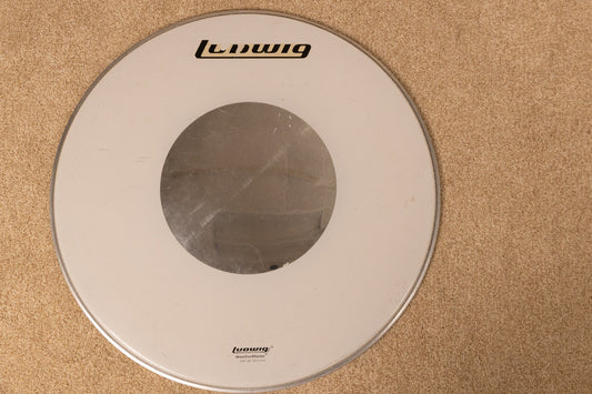 1970s Ludwig 26" Silver Dot Bass Drum Logo Head