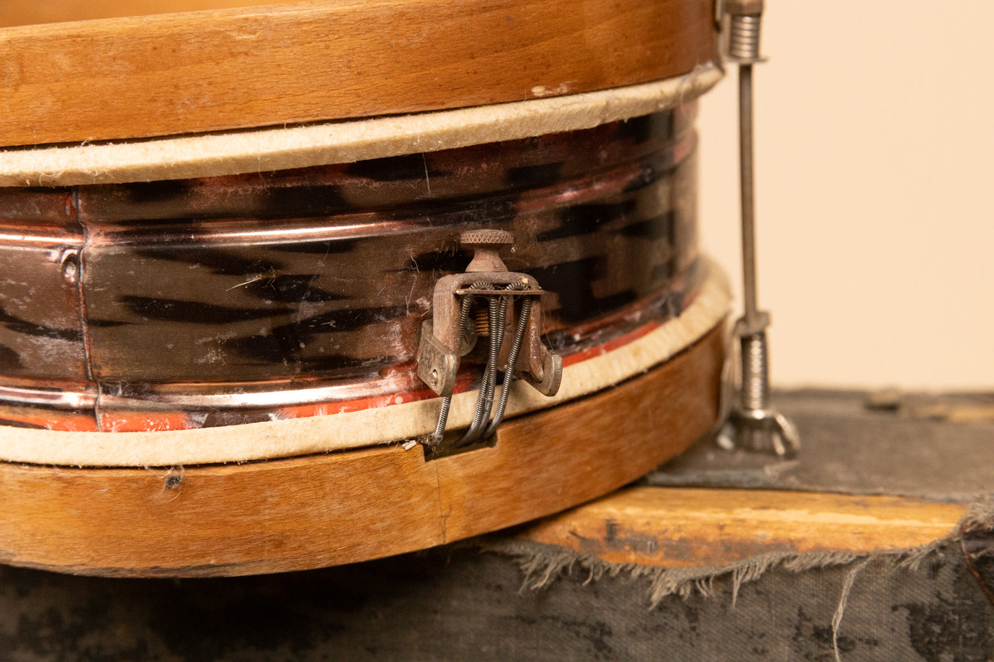 Vintage MIJ 3x10 Steel Junior Snare Drum