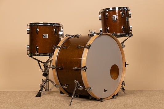Vintage Corder Natural Mahogany Drum Set