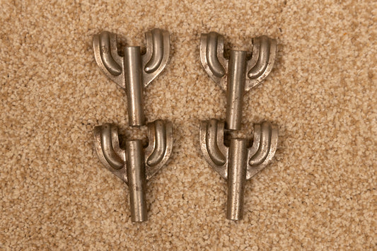 Vintage Slingerland Nickel Radio King Claws (4) Lot #E15