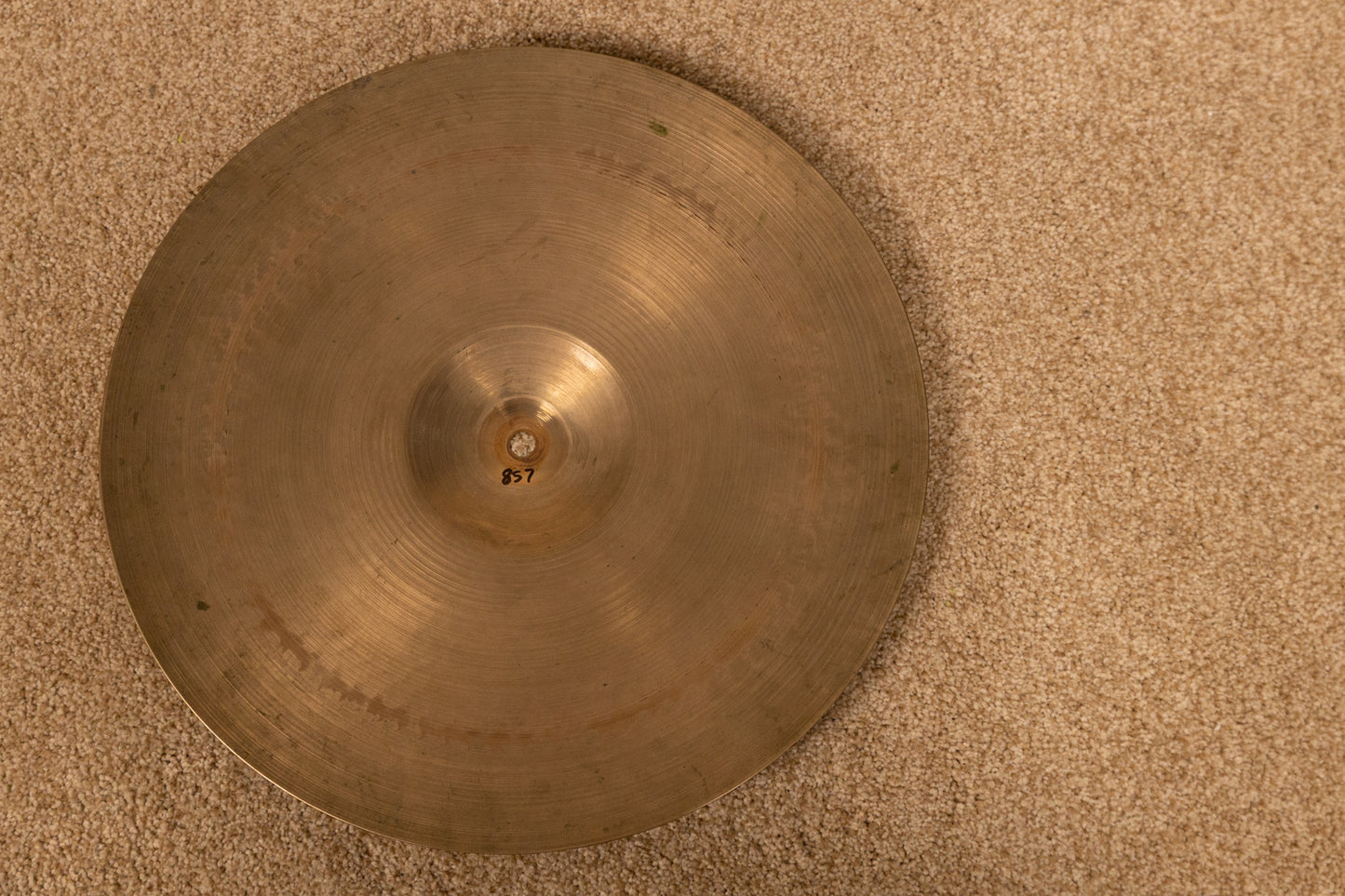 1950s Zildjian 13.75 Hi Hat Cymbal