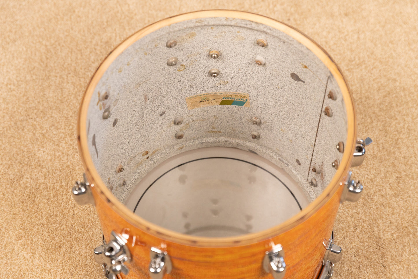 1970s Ludwig Standard Mod Orange Drum Set