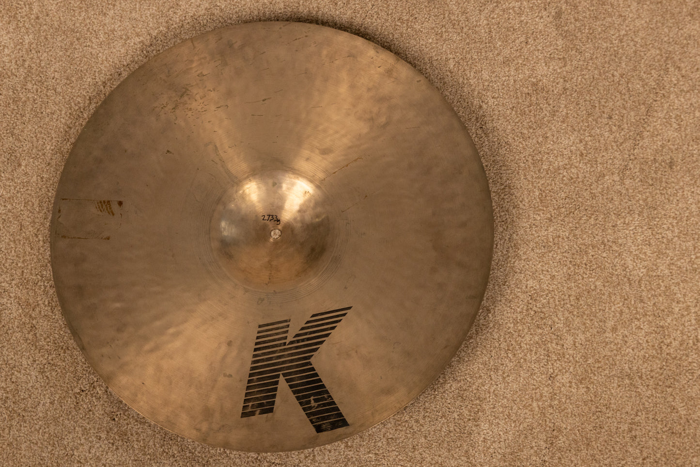1980s Zildjian EAK 22" Crash Ride Cymbal 2733g