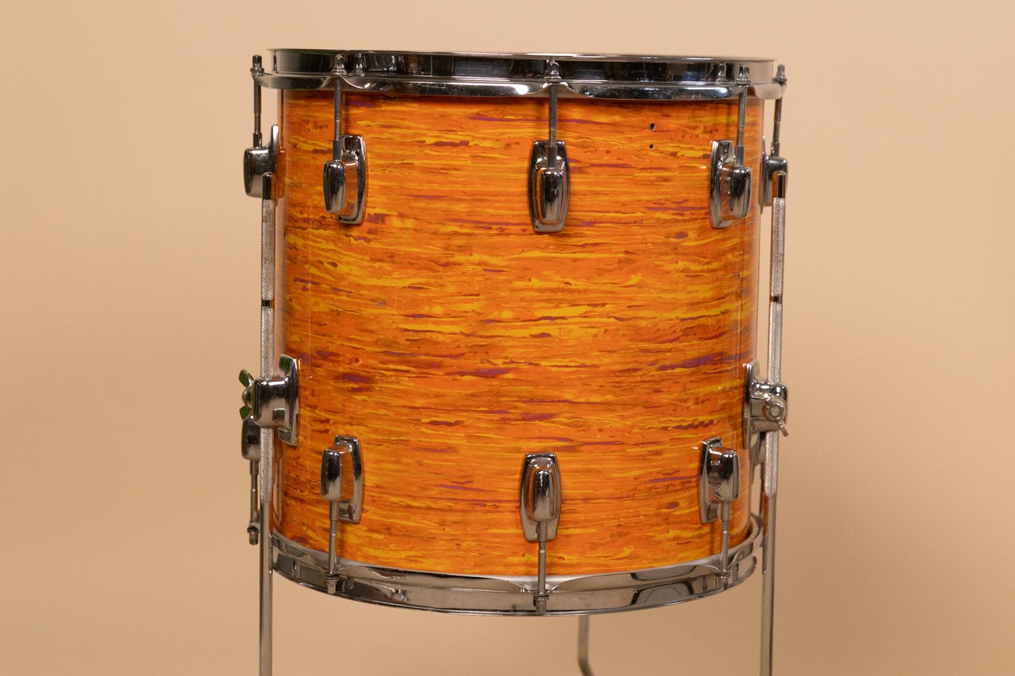 1970s Ludwig Standard Mod Orange Drum Set