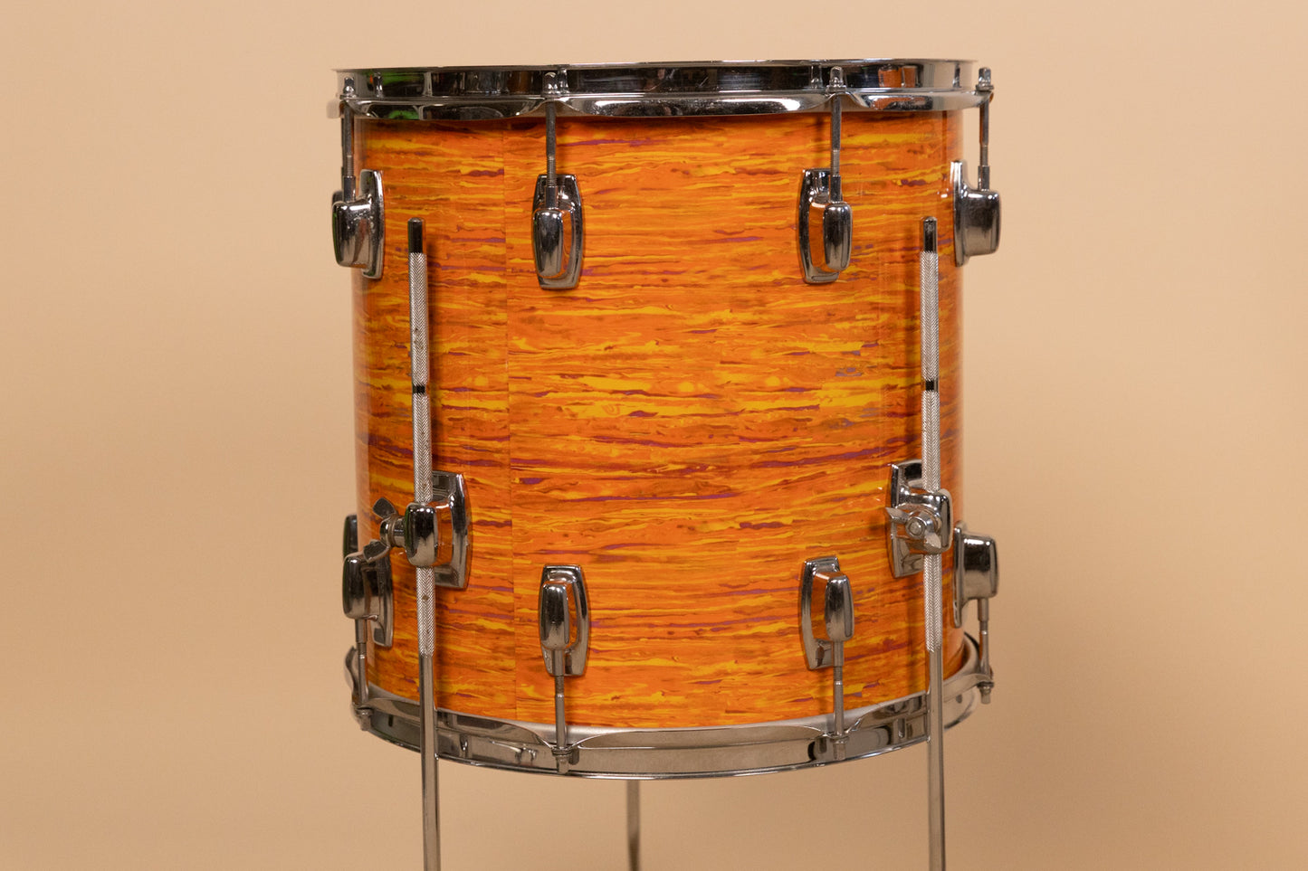 1970s Ludwig Standard Mod Orange Drum Set
