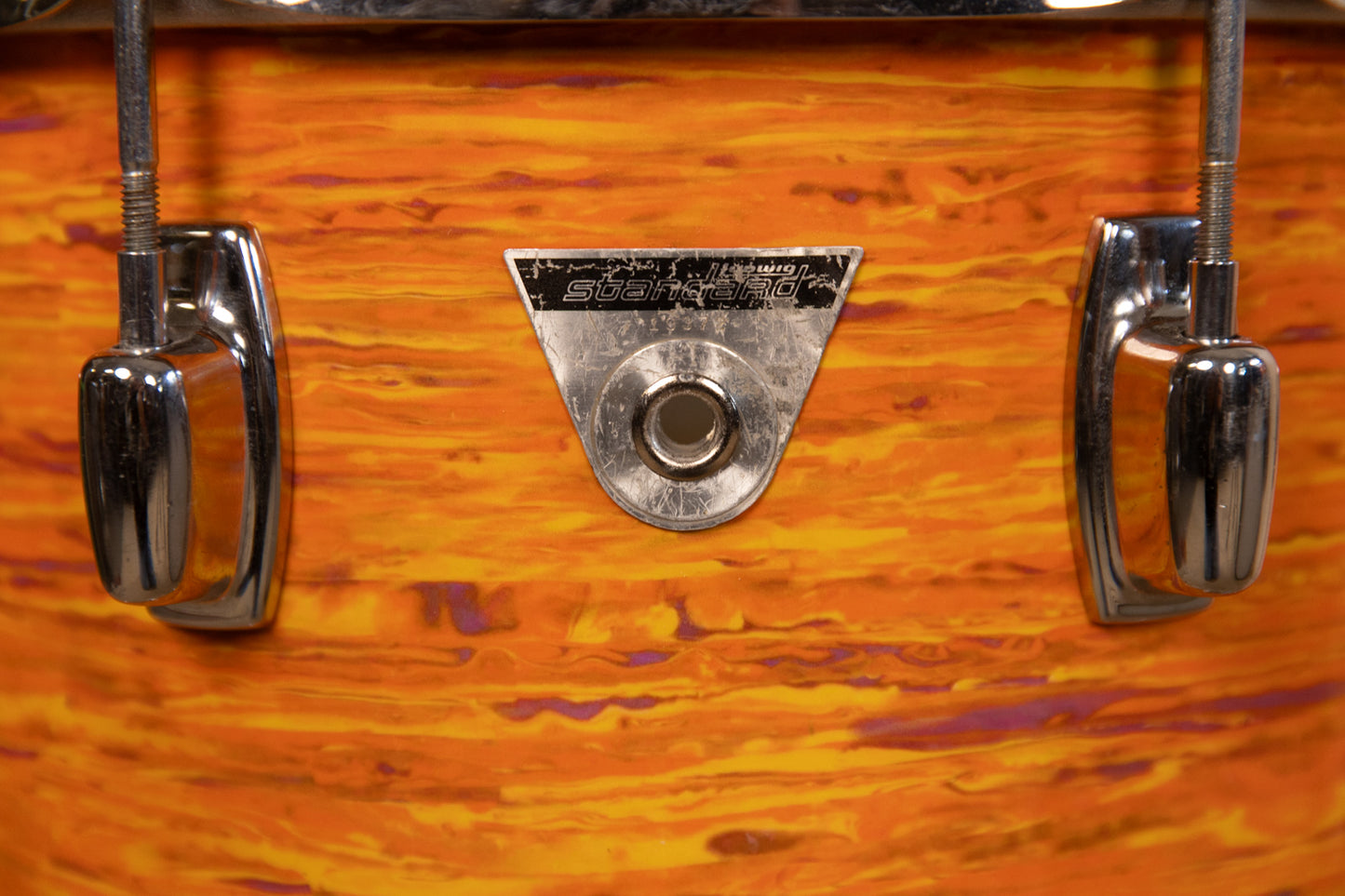 1970s Ludwig Standard Mod Orange Drum Set