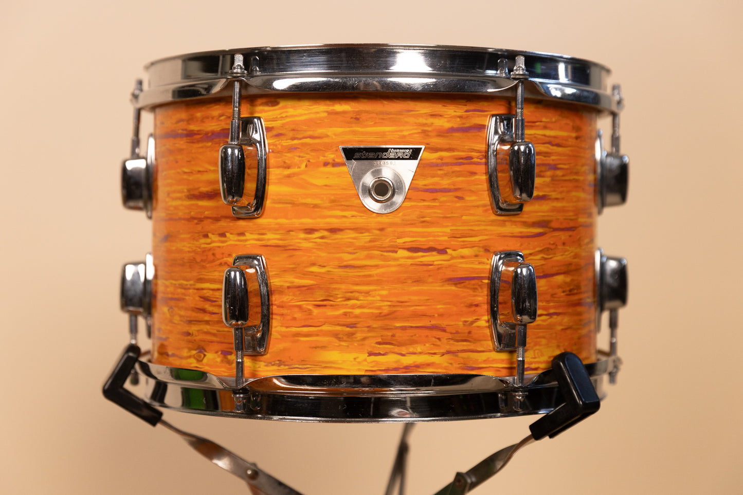 1970s Ludwig Standard Mod Orange Drum Set
