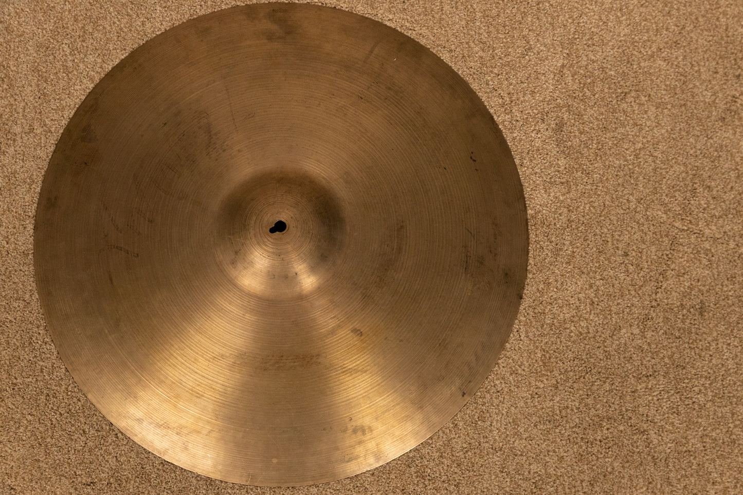 1960s Zildjian 22" A Ride Light Ride Cymbal 2252g