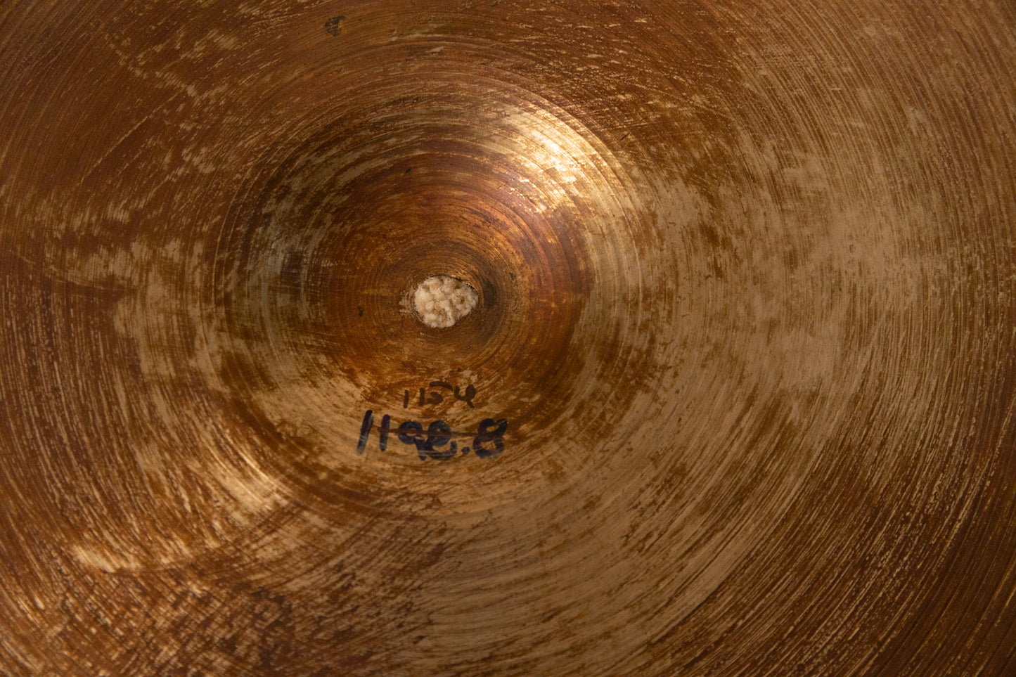 1970s Zildjian 16" A Medium Crash Cymbal 1154g