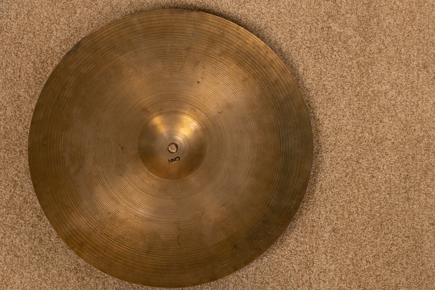 1950s Zildjian 16" A Trans Stamp Crash Cymbal 1047g