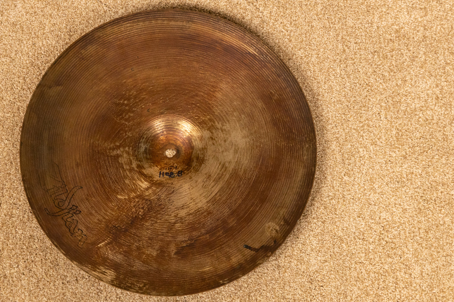 1970s Zildjian 16" A Medium Crash Cymbal 1154g