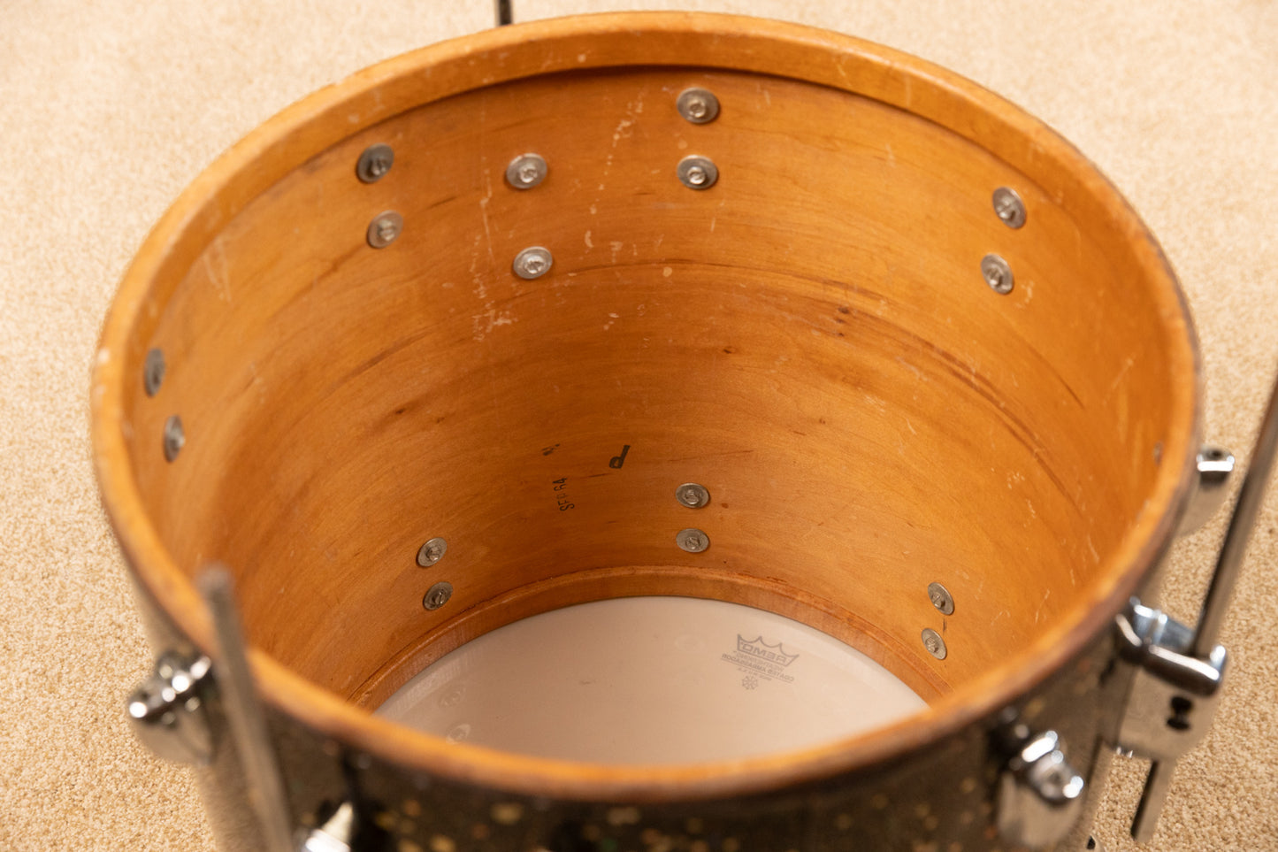 1964 Slingerland Mardi Gras Pearl Gene Krupa Deluxe Drum Set