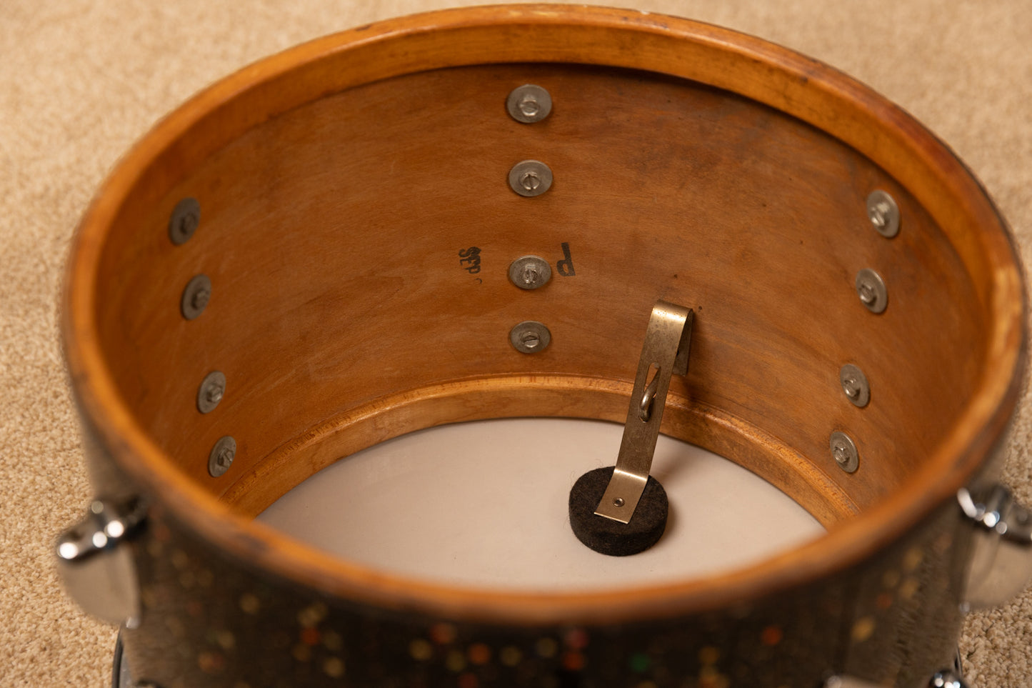 1964 Slingerland Mardi Gras Pearl Gene Krupa Deluxe Drum Set