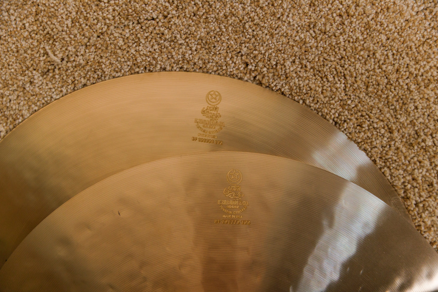 Zildjian 15" K Sweet Hi Hat Cymbals 1100g 1593g