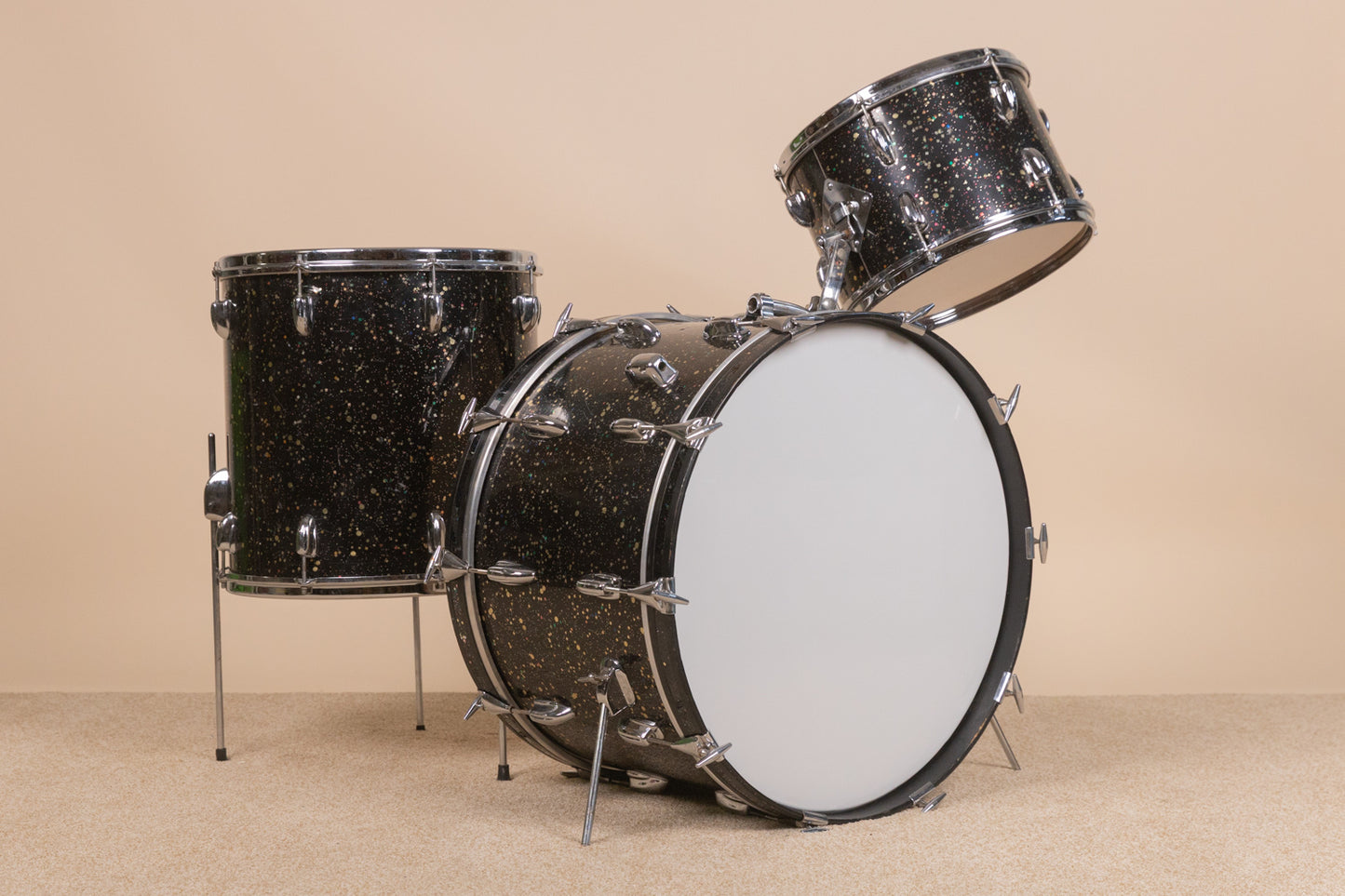 1964 Slingerland Mardi Gras Pearl Gene Krupa Deluxe Drum Set