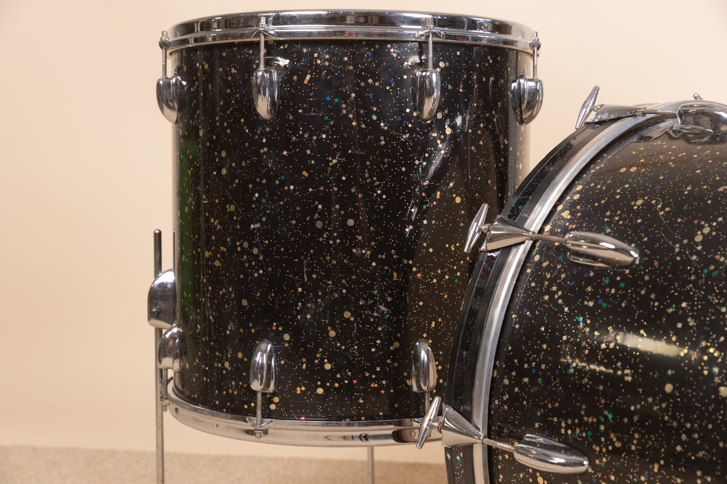 1964 Slingerland Mardi Gras Pearl Gene Krupa Deluxe Drum Set
