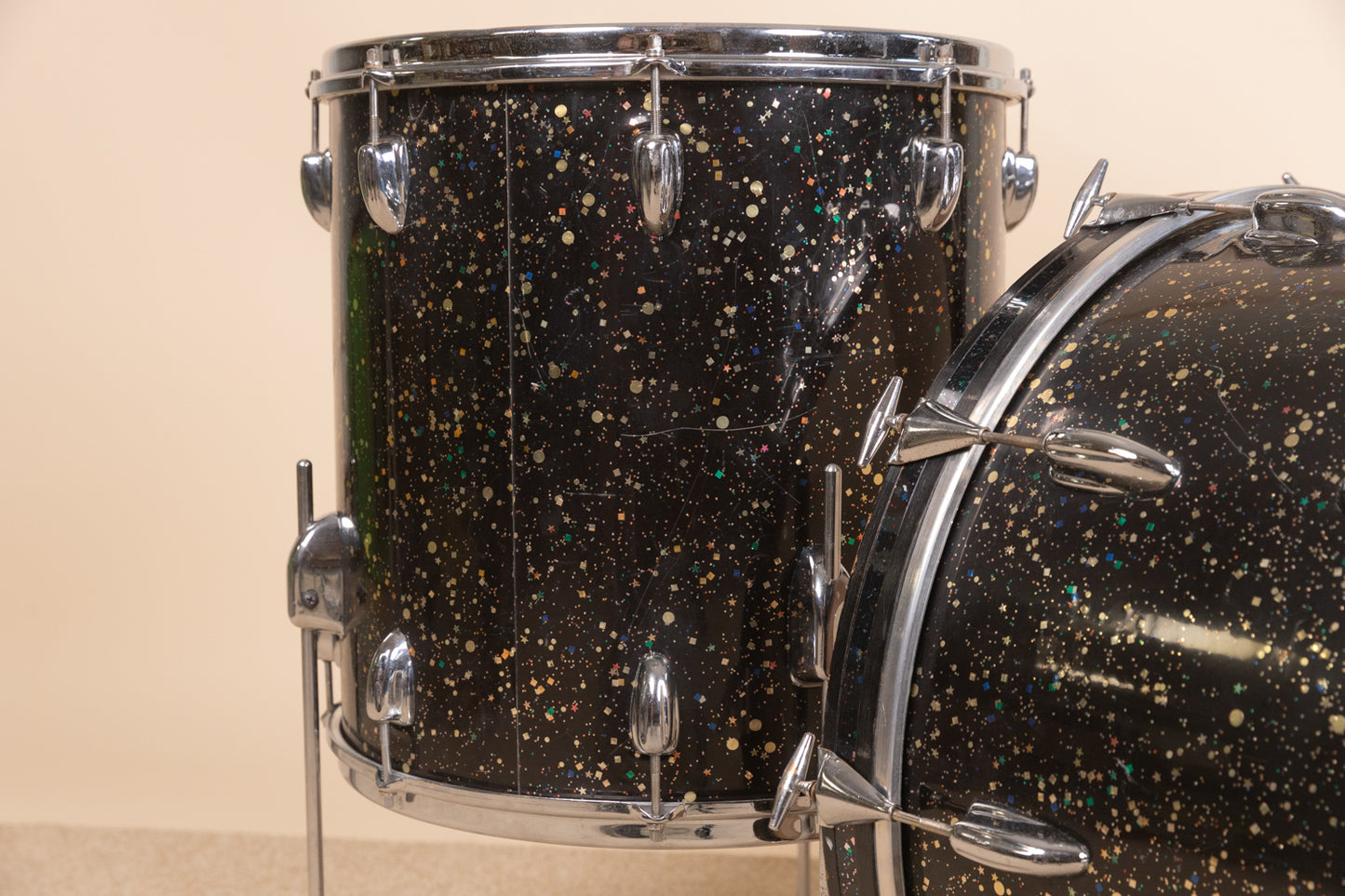 1964 Slingerland Mardi Gras Pearl Gene Krupa Deluxe Drum Set