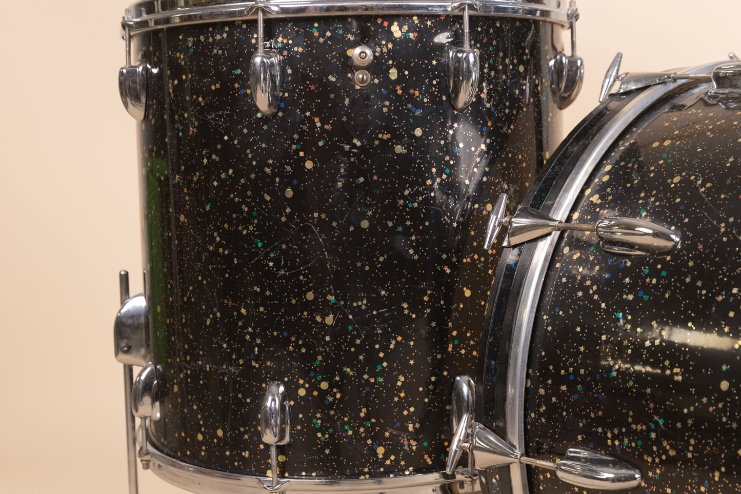 1964 Slingerland Mardi Gras Pearl Gene Krupa Deluxe Drum Set