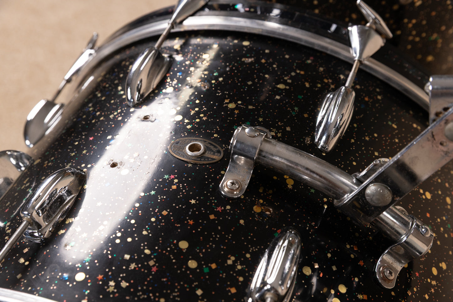 1964 Slingerland Mardi Gras Pearl Gene Krupa Deluxe Drum Set