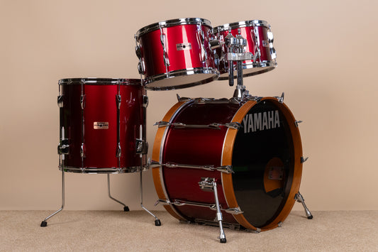 1980s Yamaha Recording Standard 14x22 8x12 9x13 and 16x16 Drum Set