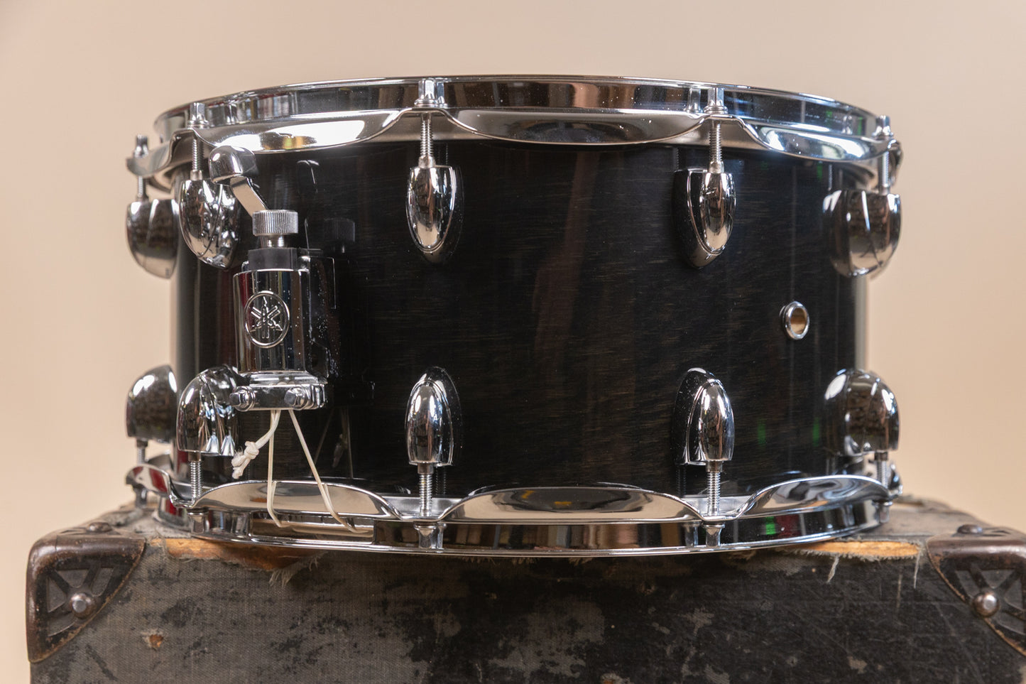 Yamaha Oak Custom 7x14 Musashi Black Snare Drum
