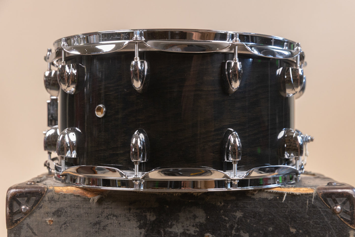 Yamaha Oak Custom 7x14 Musashi Black Snare Drum