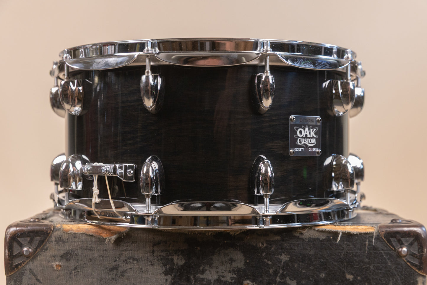 Yamaha Oak Custom 7x14 Musashi Black Snare Drum