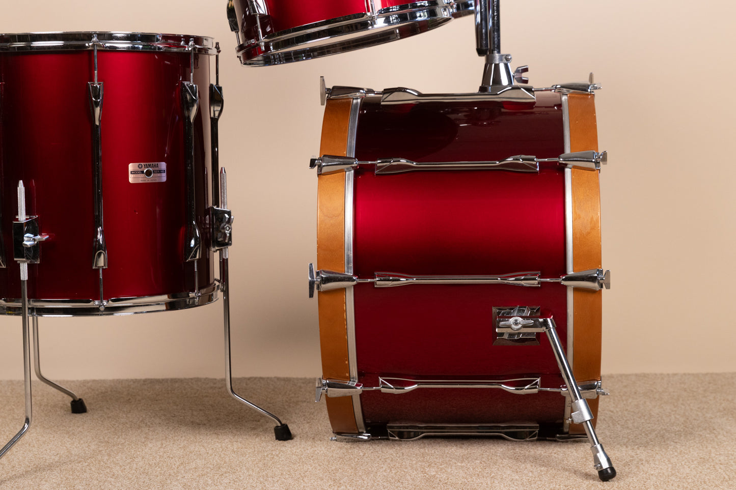 1980s Yamaha Recording Standard 14x22 8x12 9x13 and 16x16 Drum Set