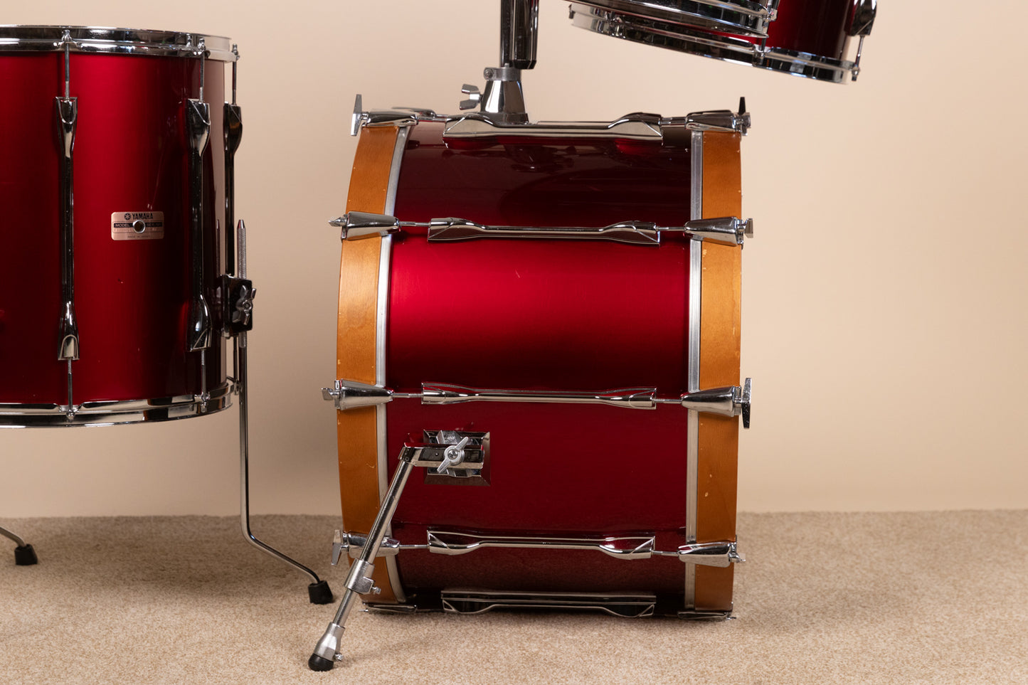 1980s Yamaha Recording Standard 14x22 8x12 9x13 and 16x16 Drum Set