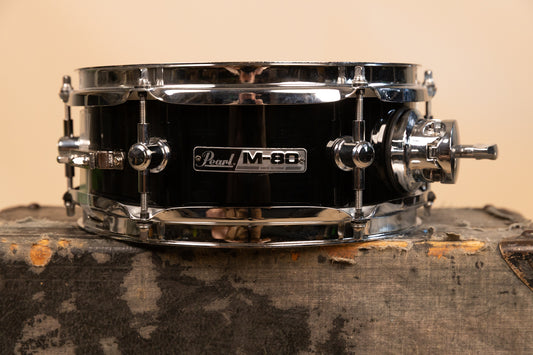 Pearl 10" M-80 Jet Black Snare Drum