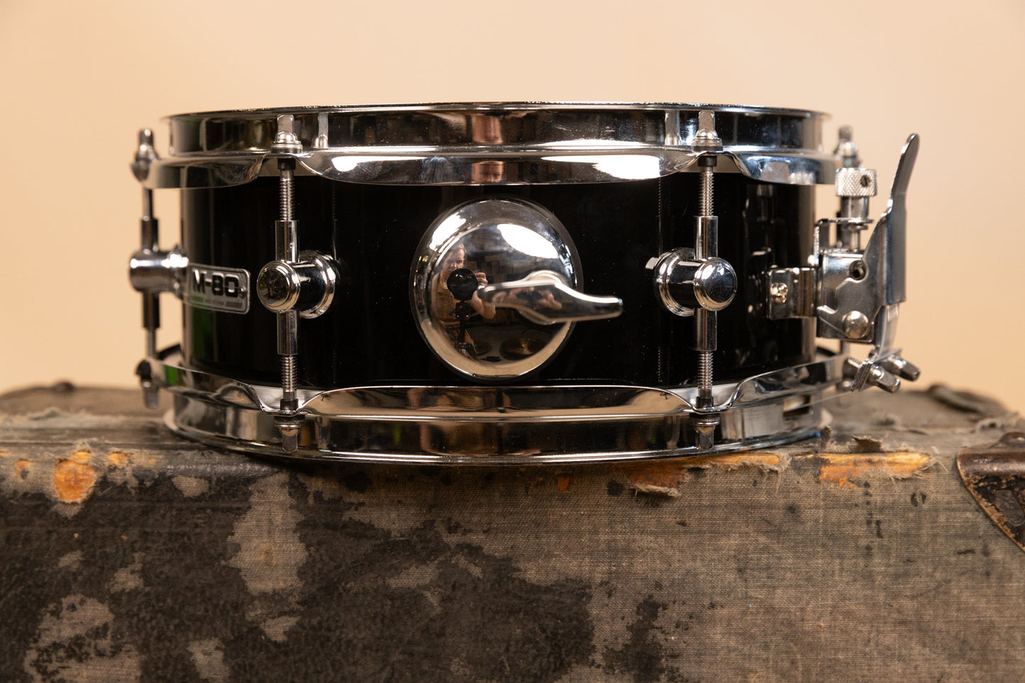 Pearl 10" M-80 Jet Black Snare Drum