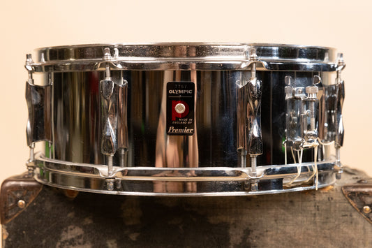 1970s Olympic Premier 5.5x14 Steel Snare Drum