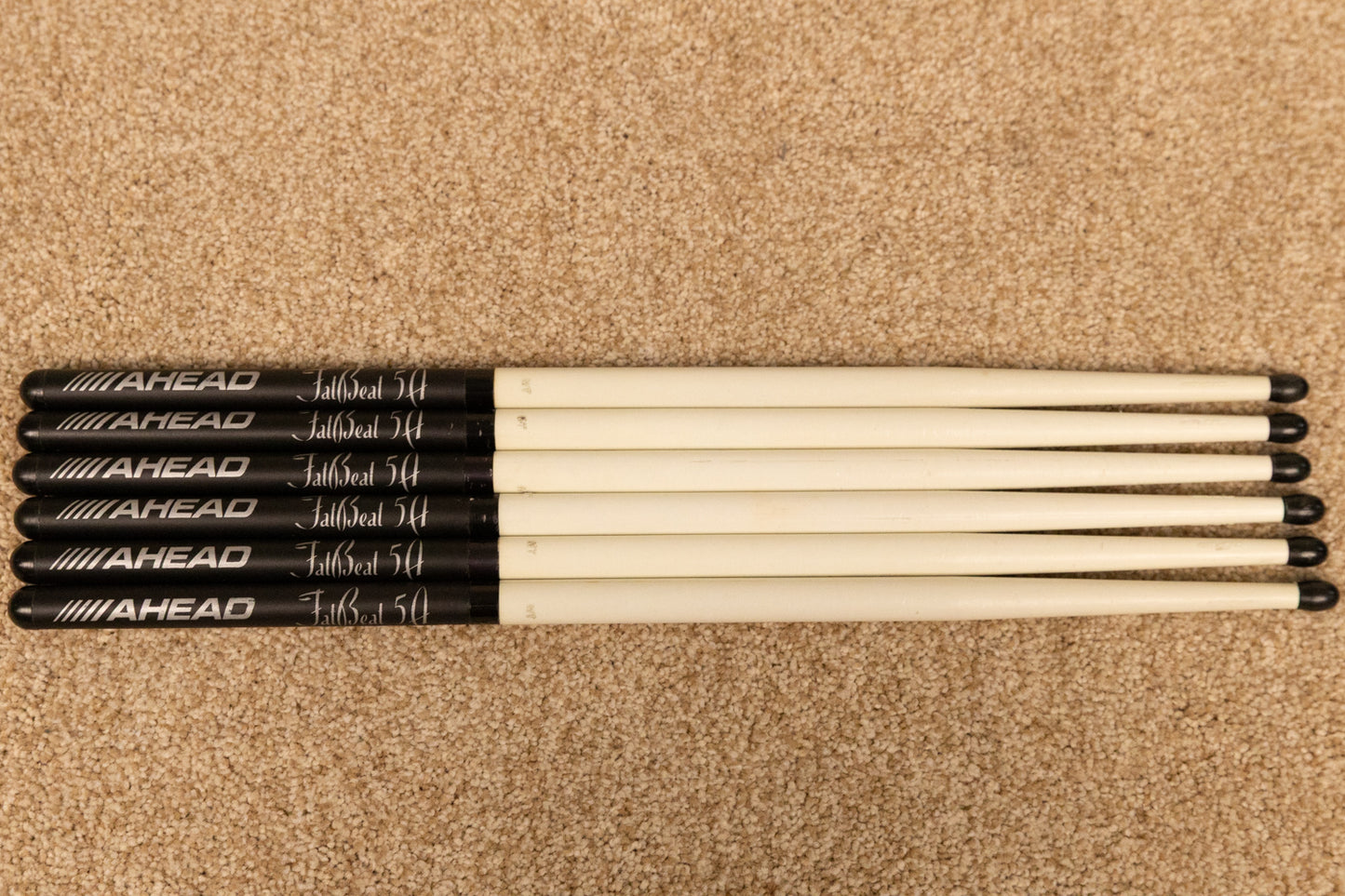 Ahead Classic Series Fatbeat 5A Drum Sticks (3 Pairs)