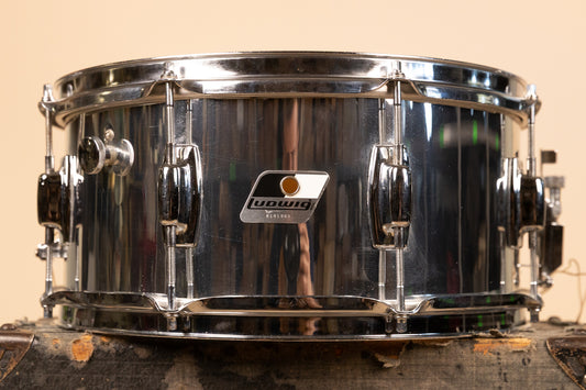 1990 Ludwig 6.5x14 LR-751 Rocker Snare Drum