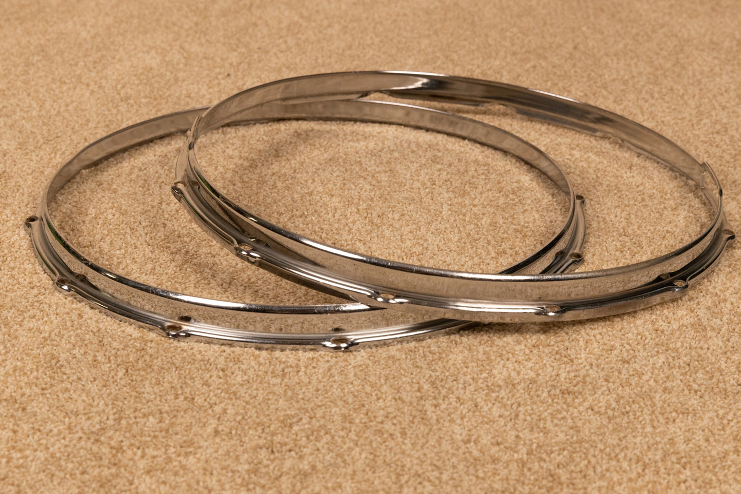 Vintage Slingerland 15" Stick Saver Snare Drum Hoops (Pair)