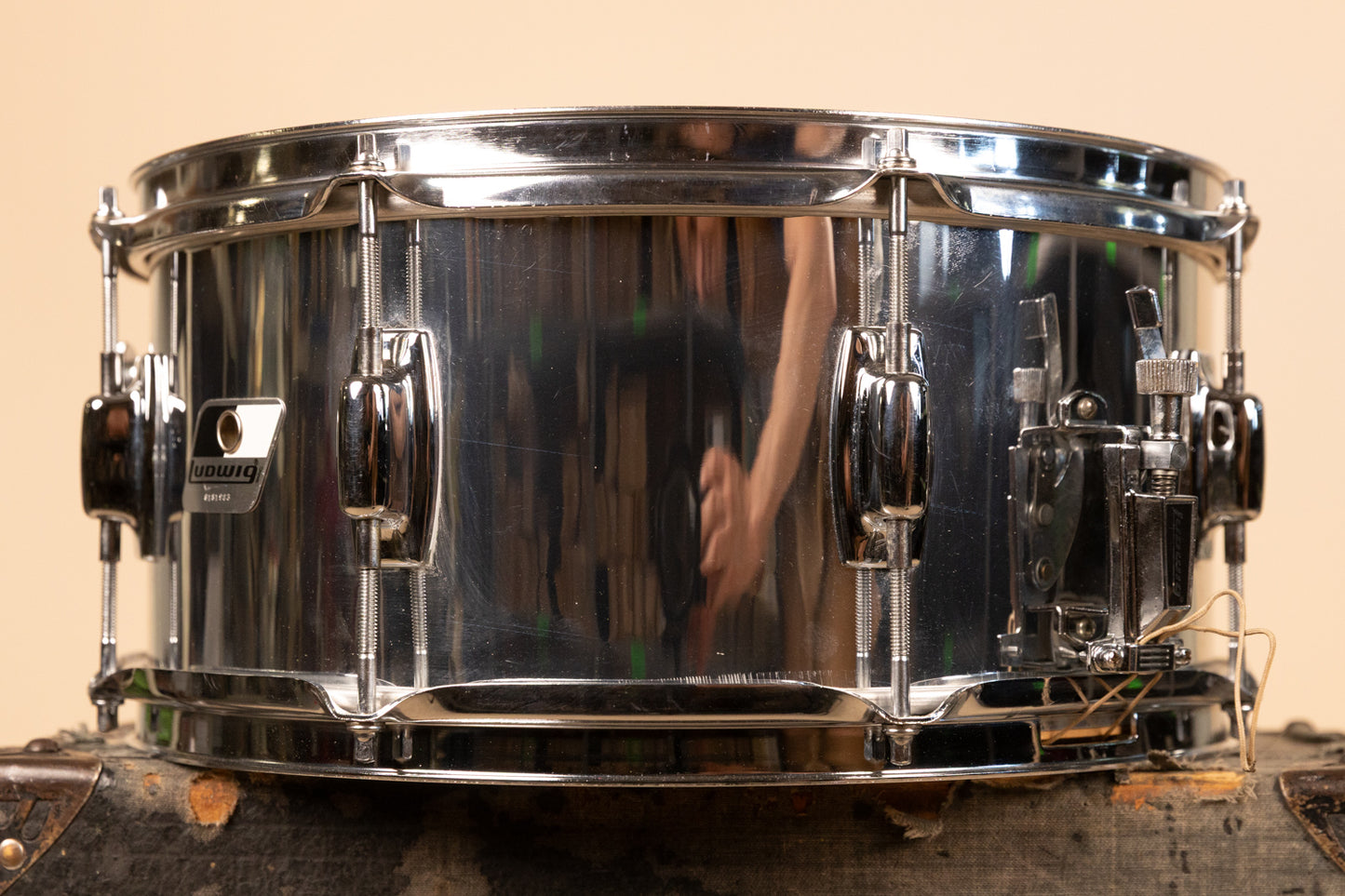 1990 Ludwig 6.5x14 LR-751 Rocker Snare Drum