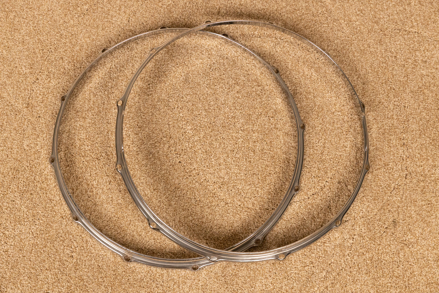 Vintage Slingerland 15" Stick Saver Snare Drum Hoops (Pair)