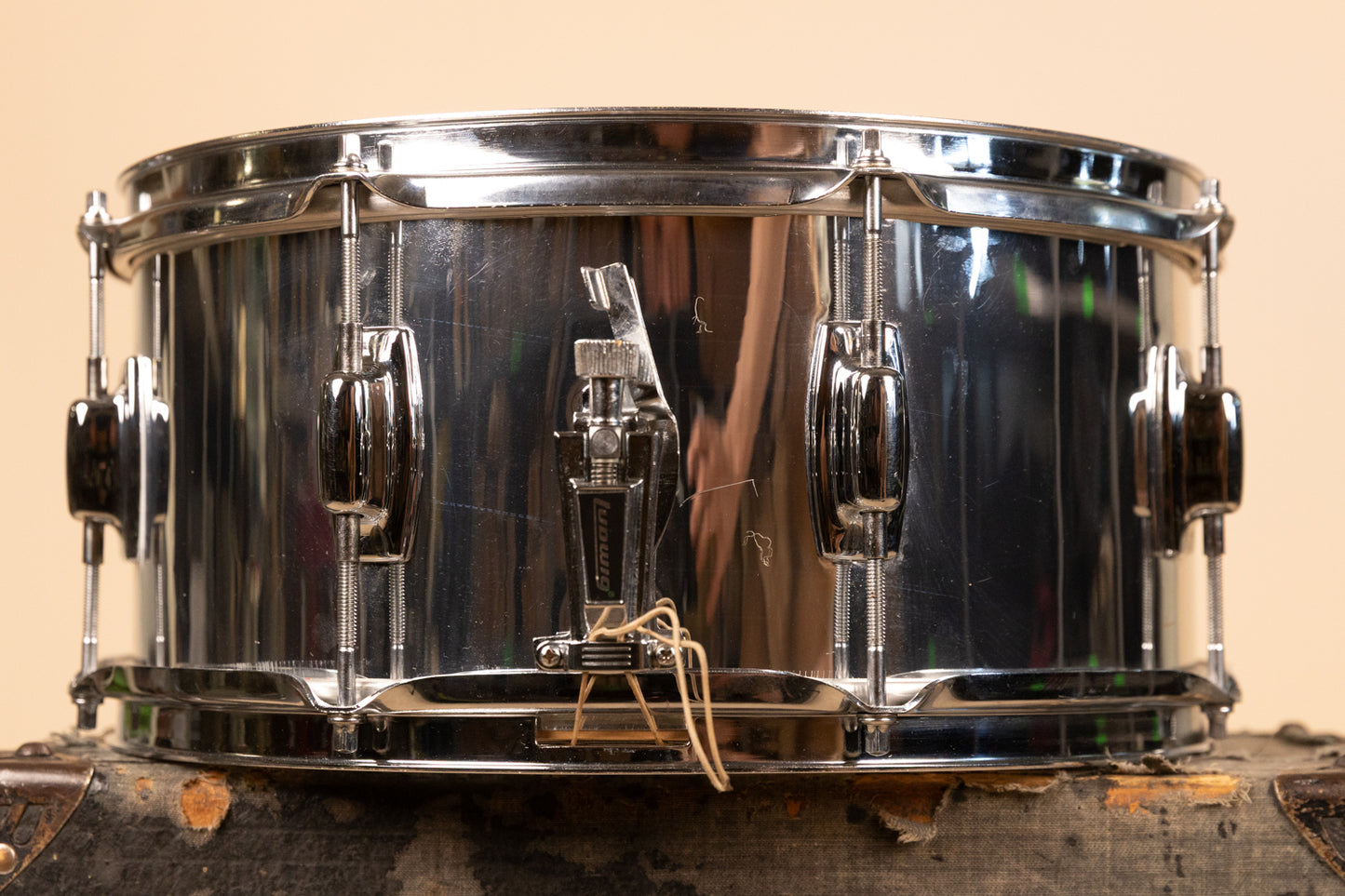 1990 Ludwig 6.5x14 LR-751 Rocker Snare Drum