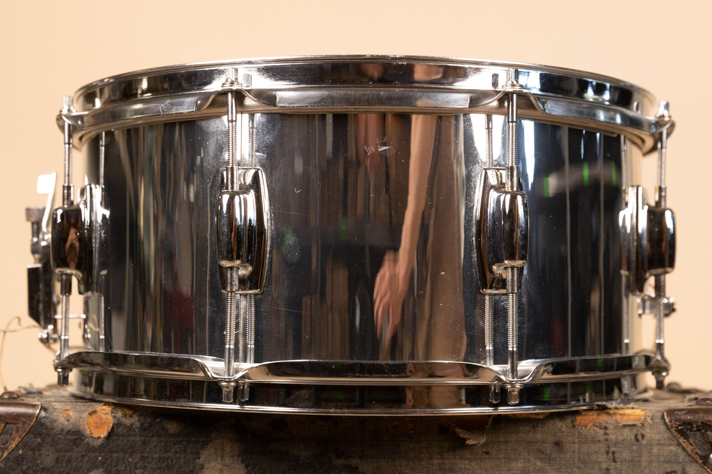 1990 Ludwig 6.5x14 LR-751 Rocker Snare Drum