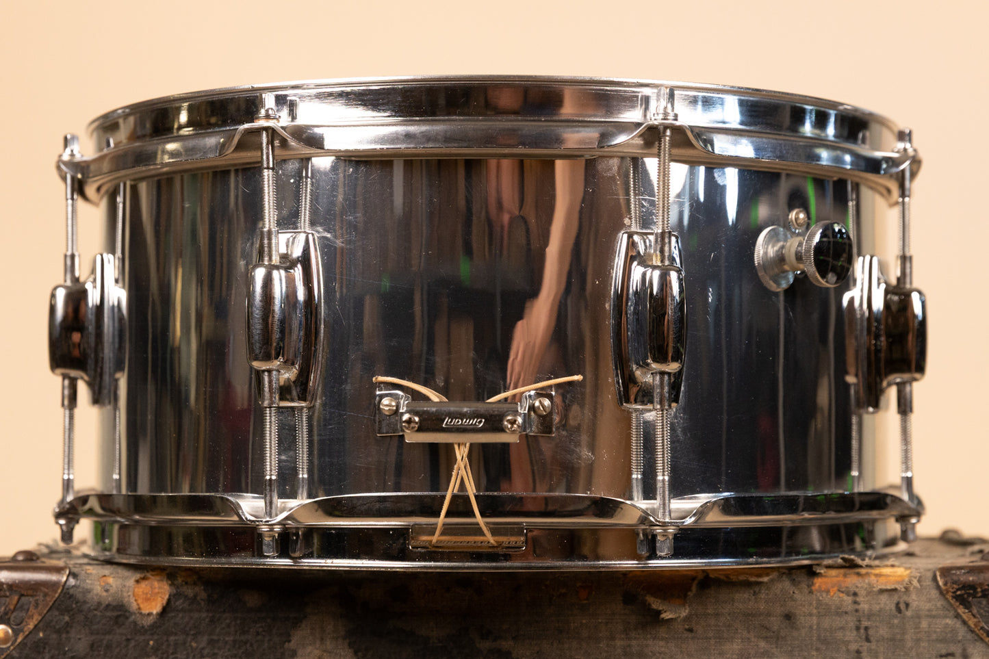 1990 Ludwig 6.5x14 LR-751 Rocker Snare Drum