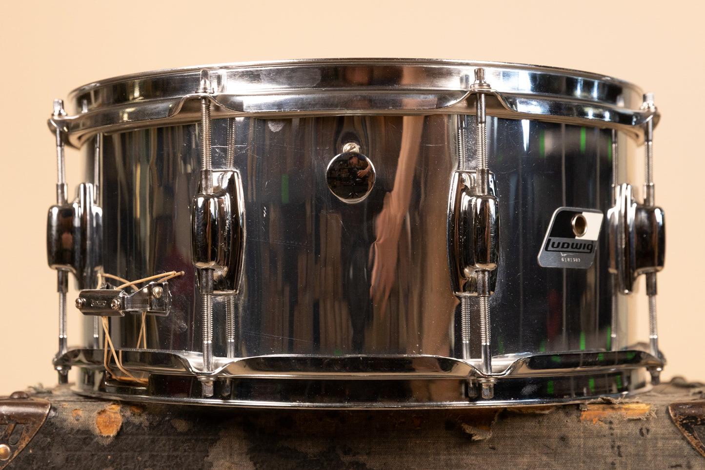 1990 Ludwig 6.5x14 LR-751 Rocker Snare Drum