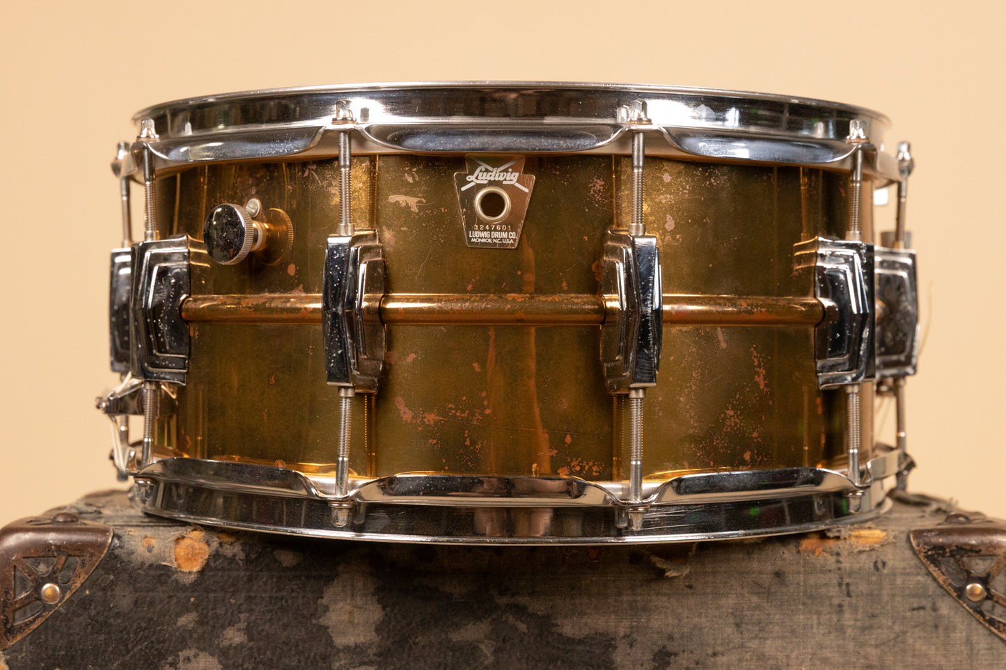 1991 Ludwig 6.5x14 Supra-Phonic Bronze Snare Drum